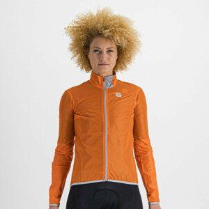 SPORTFUL Cyklistická vetruodolná bunda - HOT PACK EASYLIGHT W - oranžová XL