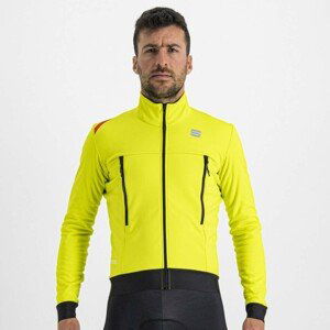 SPORTFUL Cyklistická zateplená bunda - FIANDRE WARM - žltá L