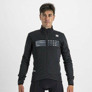 SPORTFUL Cyklistická zateplená bunda - TEMPO - čierna 2XL