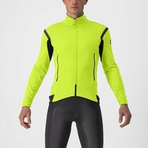 CASTELLI Cyklistická zateplená bunda - PERFETTO ROS 2 - žltá M