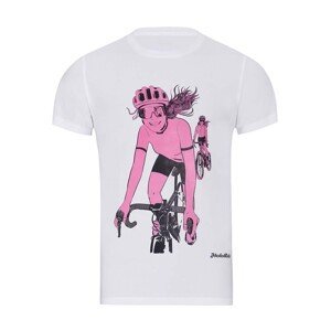NU. BY HOLOKOLO Cyklistické tričko s krátkym rukávom - WIND LADY - biela XS