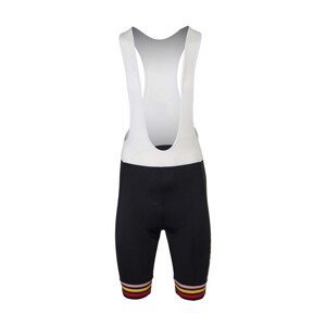 AGU Cyklistické nohavice krátke s trakmi - JUMBO-VISMA TRIPLE VICTORY 2023 - čierna L