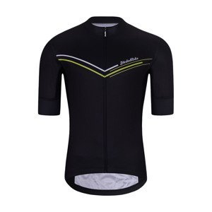 HOLOKOLO Cyklistický dres s krátkym rukávom - LEVEL UP - čierna