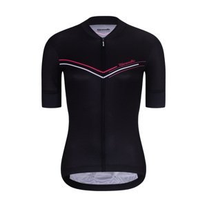 RIVANELLE BY HOLOKOLO Cyklistický dres s krátkym rukávom - LEVEL UP - čierna