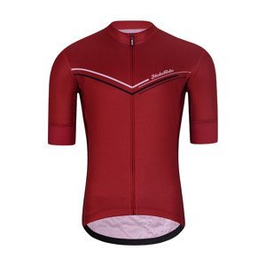 HOLOKOLO Cyklistický dres s krátkym rukávom - LEVEL UP - červená 4XL