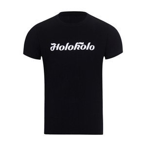HOLOKOLO Cyklistické tričko s krátkym rukávom - CREW - čierna 3XL