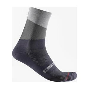 CASTELLI Cyklistické ponožky klasické - ORIZZONTE 15 - šedá 44-47