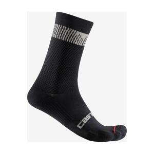 CASTELLI Cyklistické ponožky klasické - UNLIMITED 18 - čierna 40-43
