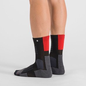 SPORTFUL Cyklistické ponožky klasické - APEX - čierna S-M