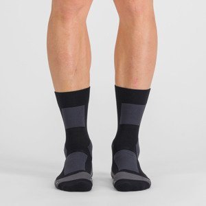SPORTFUL Cyklistické ponožky klasické - PRIMALOFT - čierna/červená