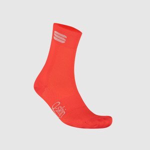 SPORTFUL Cyklistické ponožky klasické - MATCHY - červená XL