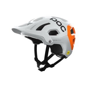 POC Cyklistická prilba - TECTAL RACE MIPS NFC - oranžová/biela (51–54 cm)