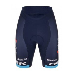 SANTINI Cyklistické nohavice krátke bez trakov - TREK SEGAFREDO 2023 LADY FAN LINE - modrá XL