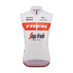 SANTINI Cyklistická vesta - TREK SEGAFREDO 2023 - biela/červená M