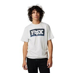FOX Cyklistické tričko s krátkym rukávom - NUKLR PREMIUM - šedá L