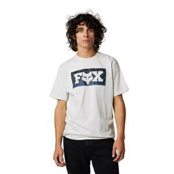 FOX Cyklistické tričko s krátkym rukávom - NUKLR PREMIUM - šedá M