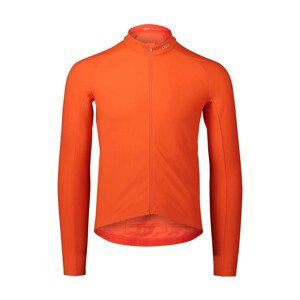 POC Cyklistický dres s dlhým rukávom zimný - RADIANT - oranžová S