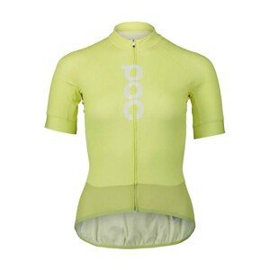 POC Cyklistický dres s krátkym rukávom - ESSENTIAL ROAD LADY - žltá M