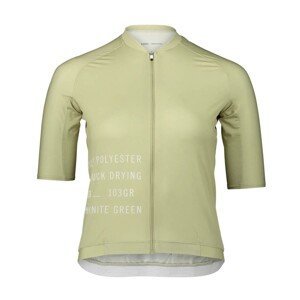 POC Cyklistický dres s krátkym rukávom - PRISTINE PRINT LADY - zelená XS