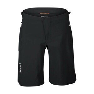 POC Cyklistické nohavice krátke bez trakov - ESSENTIAL ENDURO W - čierna XL