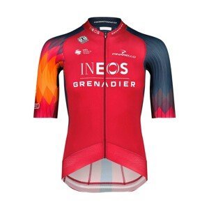 BIORACER Cyklistický dres s krátkym rukávom - INEOS GRENADIERS 2023 EPIC RACE - červená/modrá