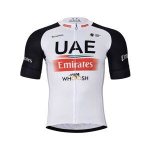 BONAVELO Cyklistický dres s krátkym rukávom - UAE 2023 - čierna/červená/biela S