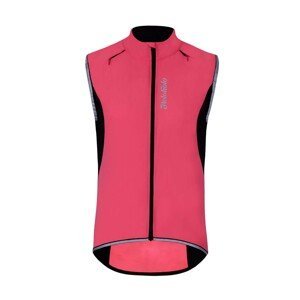 HOLOKOLO Cyklistická vesta - WIND/RAIN LADY - ružová XL