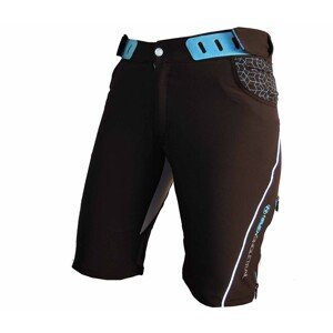 HAVEN Cyklistické nohavice krátke bez trakov - SINGLETRAIL WMS - modrá/čierna