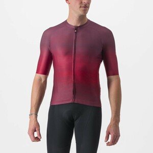 CASTELLI Cyklistický dres s krátkym rukávom - AERO RACE 6.0 - bordová XL