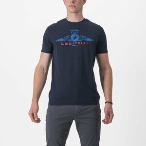 CASTELLI Cyklistické tričko s krátkym rukávom - ARMANDO 2 TEE - modrá