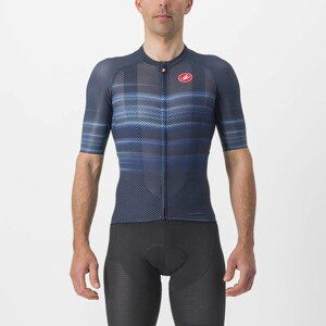 CASTELLI Cyklistický dres s krátkym rukávom - CLIMBER'S 3.0 - modrá