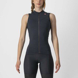 CASTELLI Cyklistický dres bez rukávov - SOLARIS LADY - čierna S