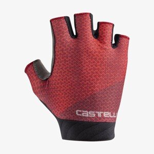 CASTELLI Cyklistické rukavice krátkoprsté - ROUBAIX GEL 2 LADY - bordová M