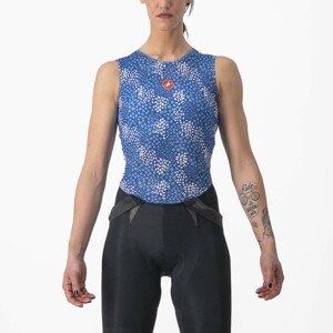 CASTELLI Cyklistické tričko bez rukávov - PRO MESH 4 W LADY - modrá S