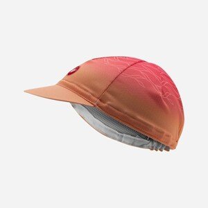 CASTELLI Cyklistická čiapka - CLIMBER'S 2 - oranžová/ružová UNI