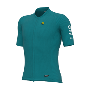 ALÉ Cyklistický dres s krátkym rukávom - R-EV1  SILVER COOLING - zelená L