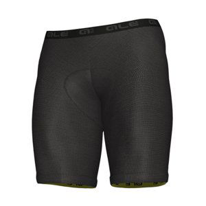 ALÉ Cyklistické boxerky - ENDURO PADDED LINER - čierna