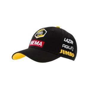 AGU Cyklistická čiapka - JUMBO-VISMA 2023 - čierna/žltá UNI