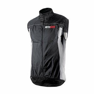 BIOTEX Cyklistická vesta - X-LIGHT - biela/čierna 2XL