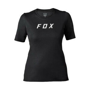 FOX Cyklistický dres s krátkym rukávom - RANGER MOTH LADY - čierna M