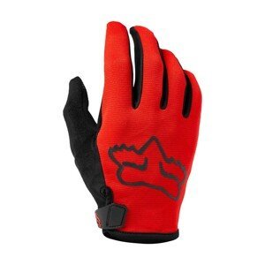 FOX Cyklistické rukavice dlhoprsté - RANGER - červená M