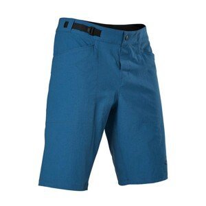 FOX Cyklistické nohavice krátke bez trakov - RANGER LITE - modrá 3XL