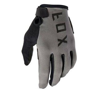 FOX Cyklistické rukavice dlhoprsté - RANGER GEL - šedá/čierna