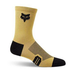 FOX Cyklistické ponožky klasické - RANGER - žltá/čierna