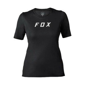 FOX Cyklistický dres s krátkym rukávom - RANGER MOTH LADY - čierna L