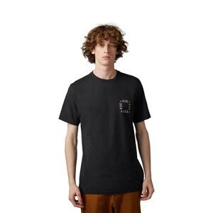 FOX Cyklistické tričko s krátkym rukávom - HINKLEY PREMIUM - čierna 2XL