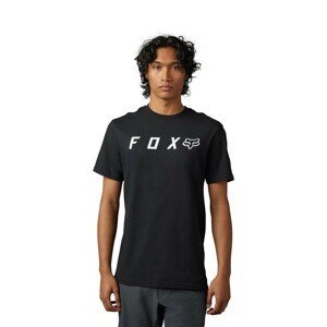 FOX Cyklistické tričko s krátkym rukávom - ABSOLUTE - biela/čierna 2XL