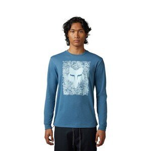 FOX Cyklistické tričko s dlhým rukávom - AUXLRY - modrá S