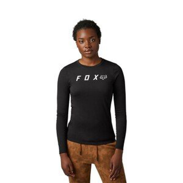 FOX Cyklistické tričko s dlhým rukávom - ABSOLUTE LADY - čierna M