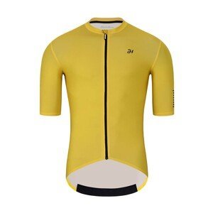 HOLOKOLO Cyklistický dres s krátkym rukávom - VICTORIOUS - žltá 2XL